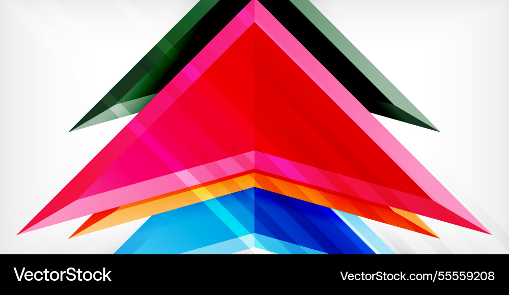 Arrows with 3d effect abstract background Arrows with 3d effect abstract background vector image