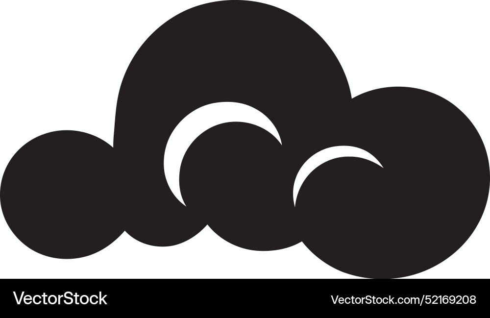 Cloud based business intelligence data driven vector image