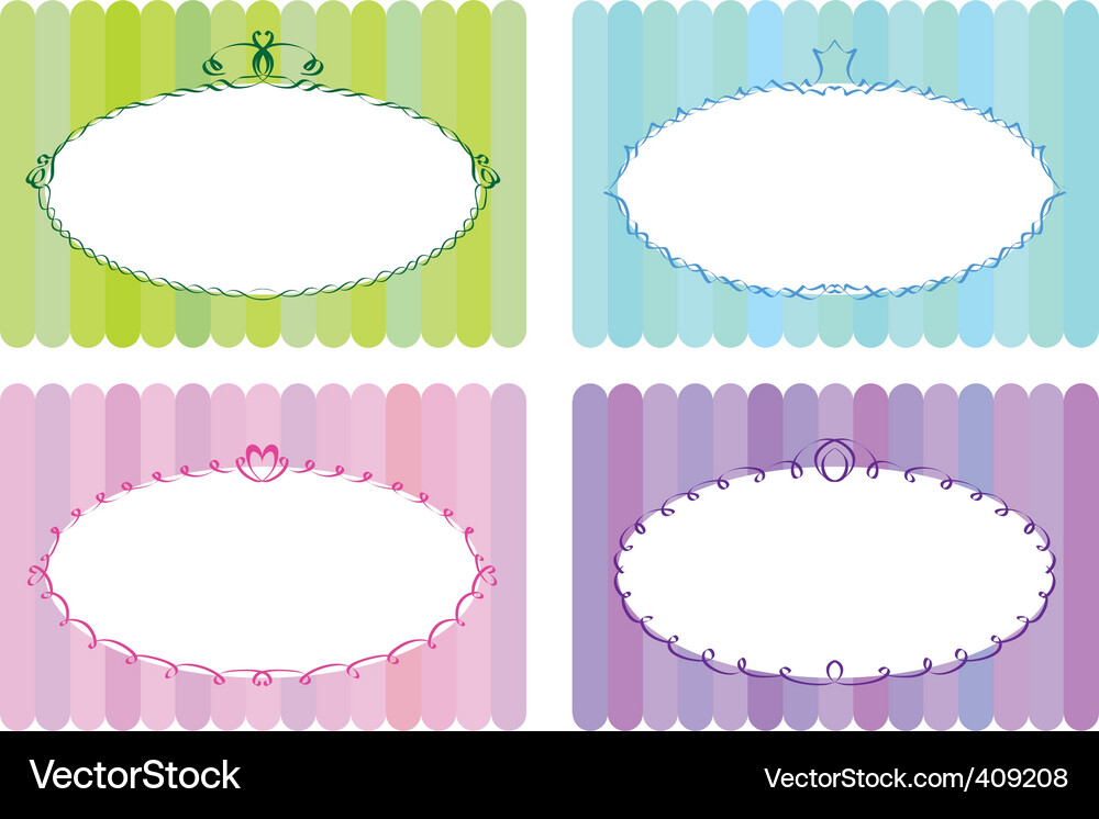 Label set Vector Image
