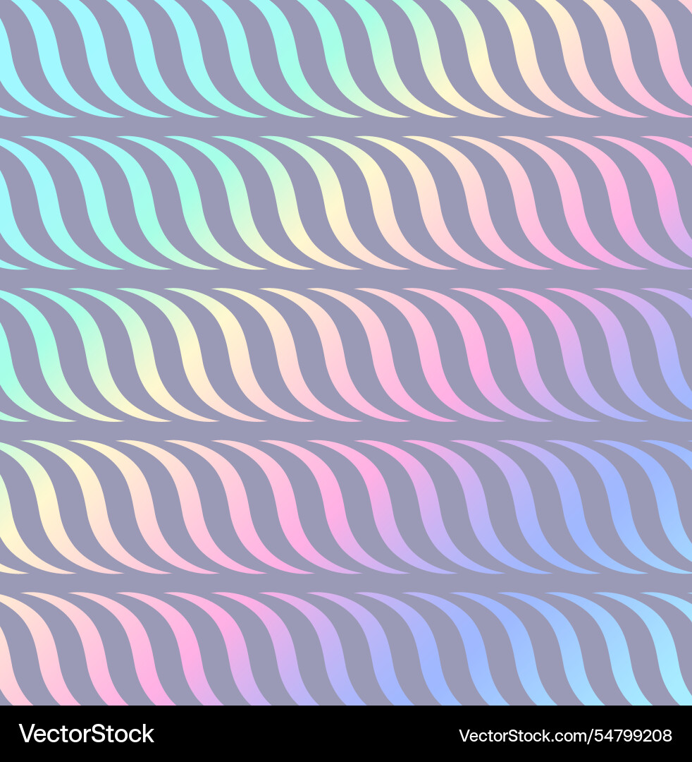 Seamless pattern with wavy geometric shapes Seamless pattern with wavy geometric shapes vector image