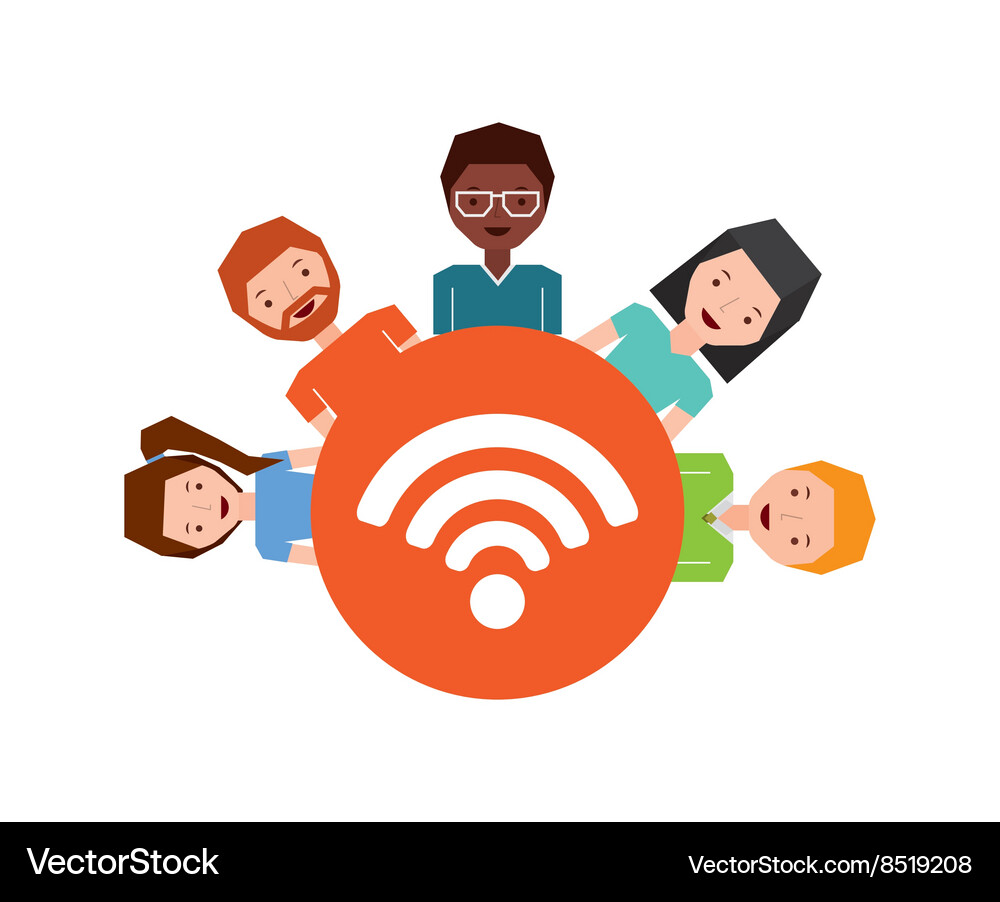 Wifi connection design Vector Image