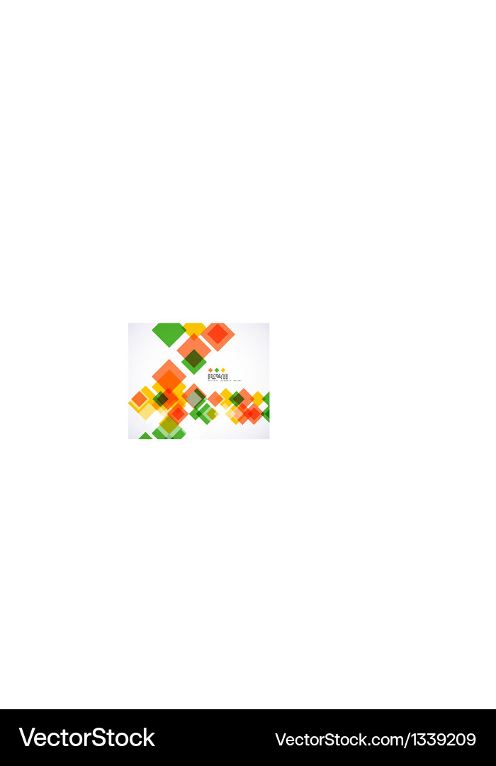 Geometric Square Pattern Background Vector Image