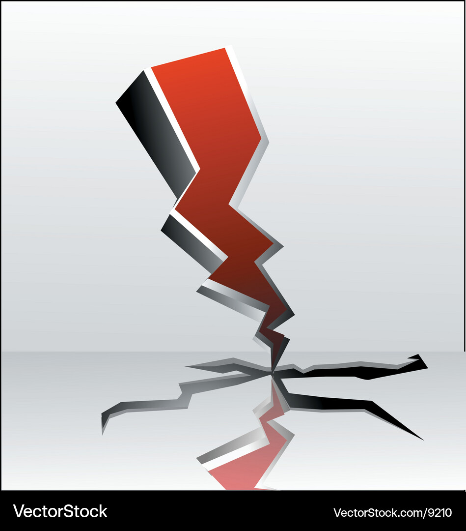 3d lightning Vector Image