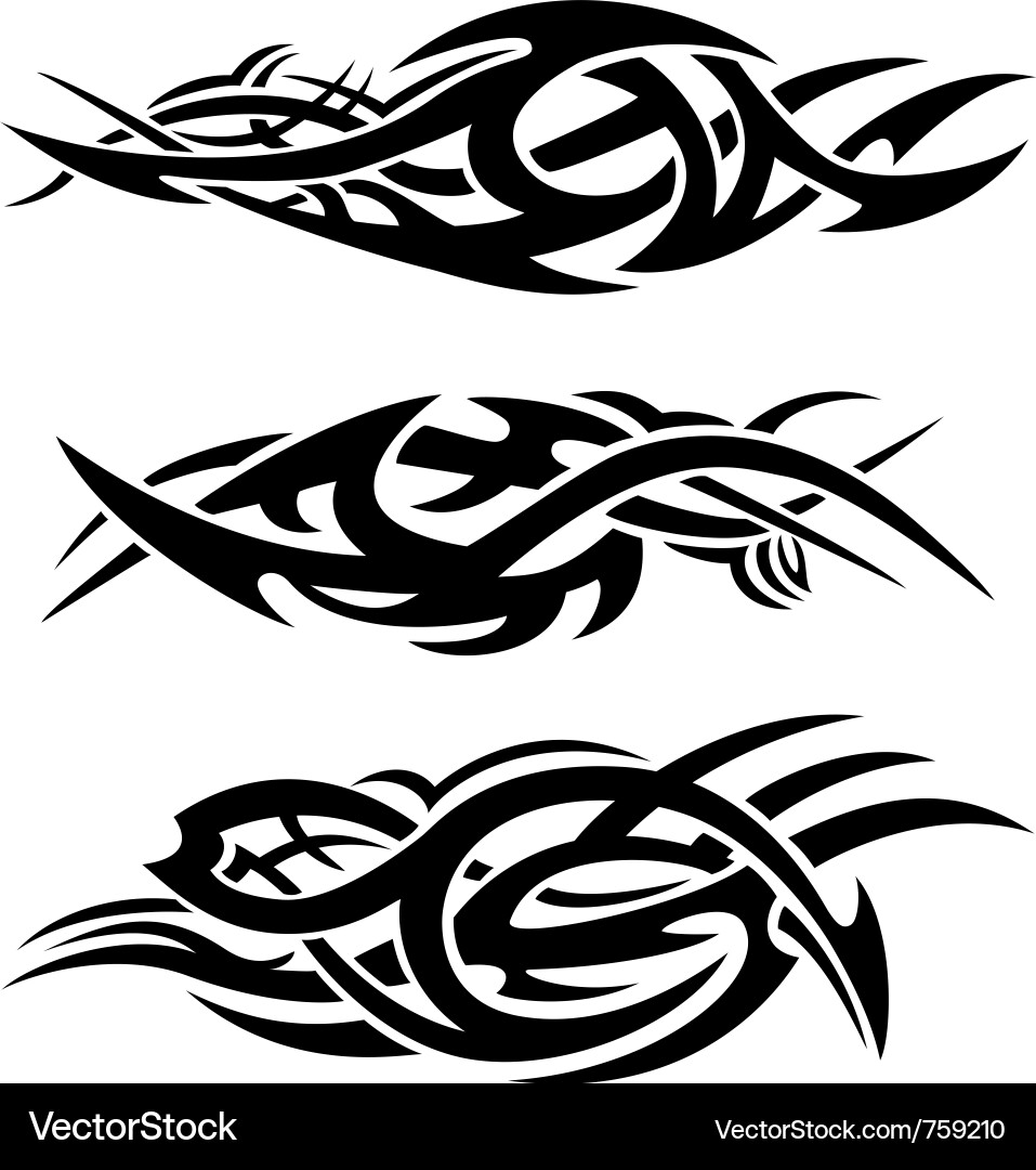 Abstract Tribal Fire vector image