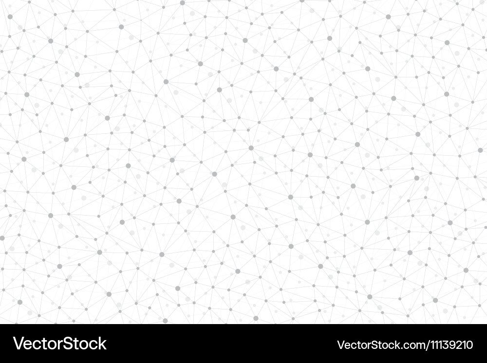 Connected Geometric Network vector image