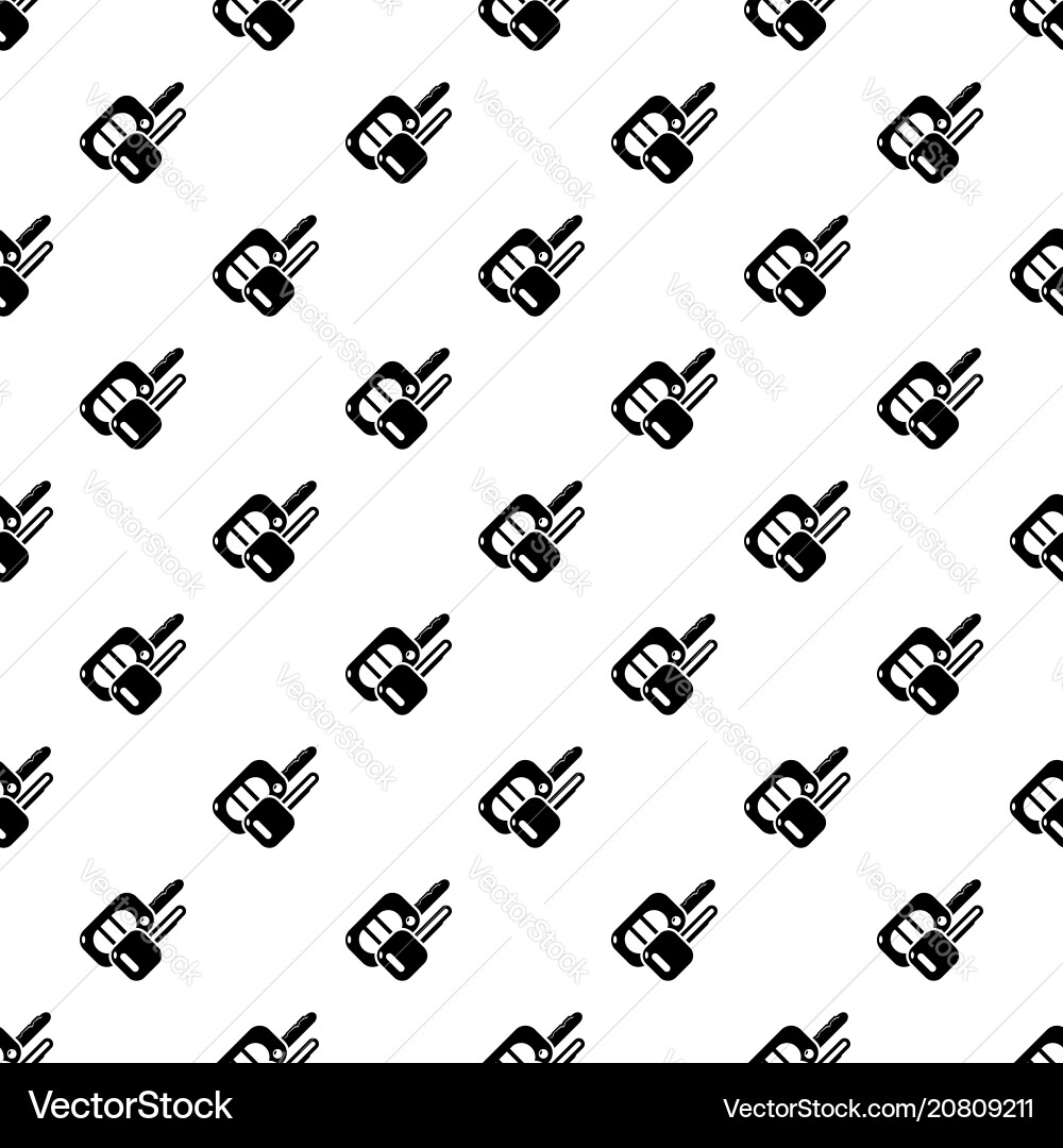 Auto key pattern seamless Vector Image