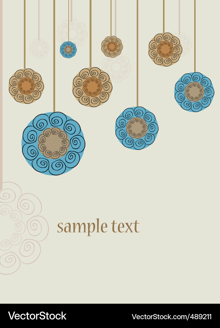 Floral Ornate Background vector image