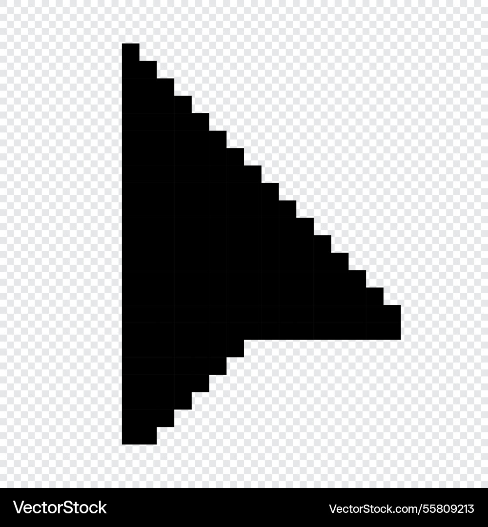 Pixel Computer Mausklick Zeiger Cursor Pfeil Pixel Computer Mausklick Zeiger Cursor Pfeil Vektorbild