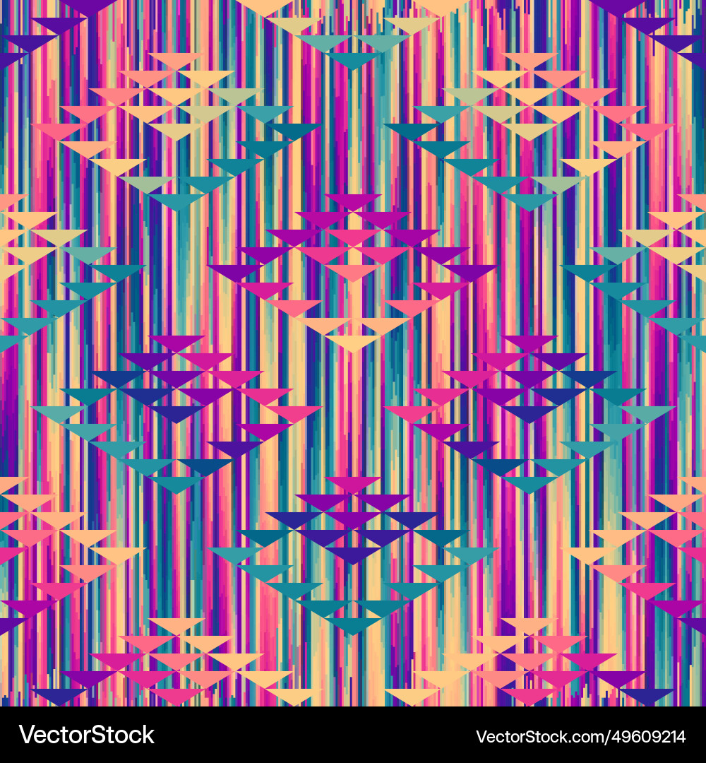 Geometric abstract aztec style pattern seamless Vector Image