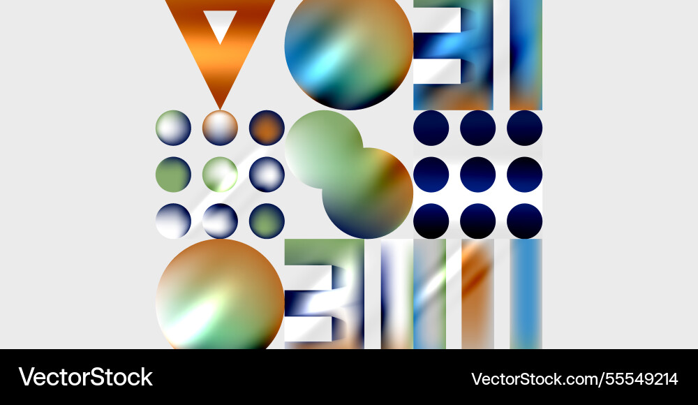 Triangles circles squares rectangles design Triangles circles squares rectangles design vector image