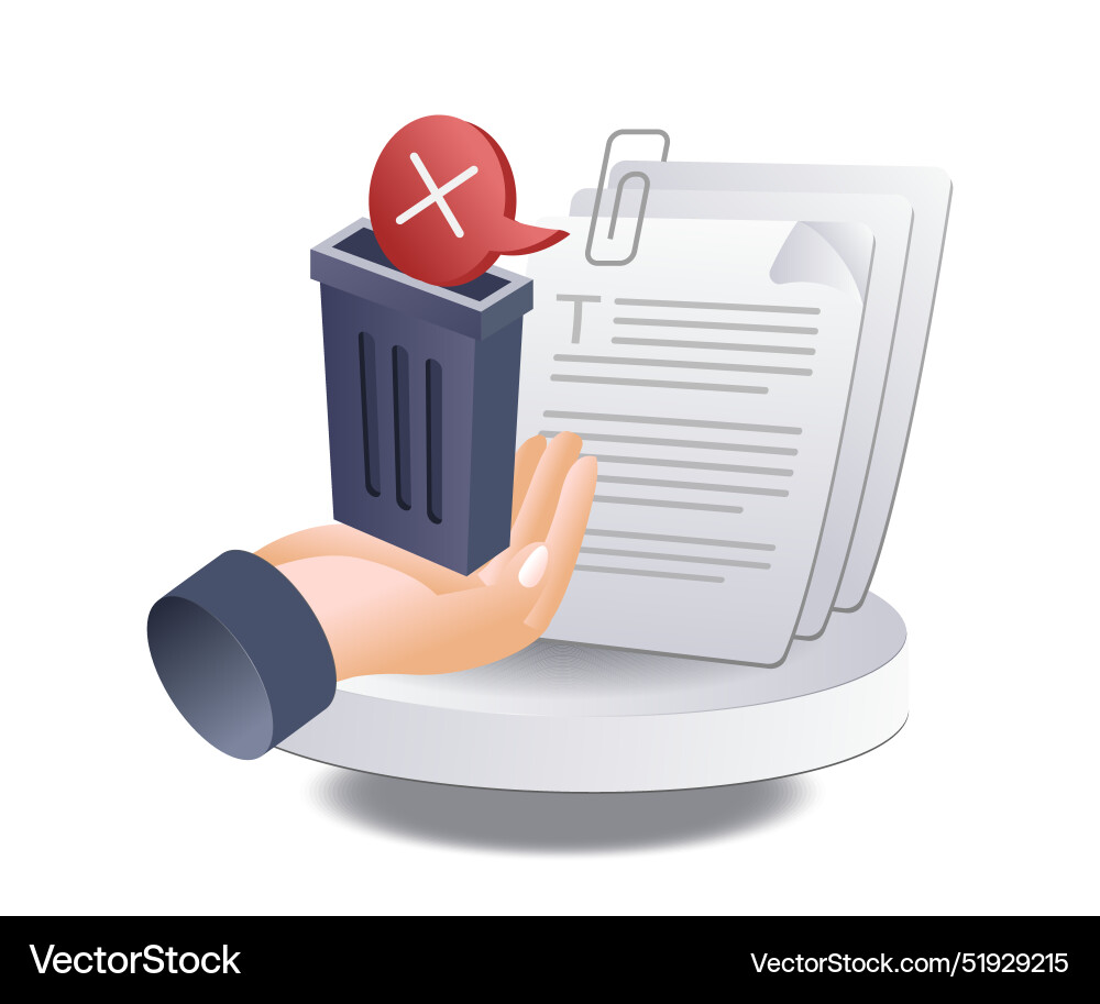 Cleaning and deleting spam email data flat Cleaning and deleting spam email data flat vector image