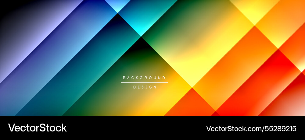 Colorful gradient with lines made of shadow Vector Image