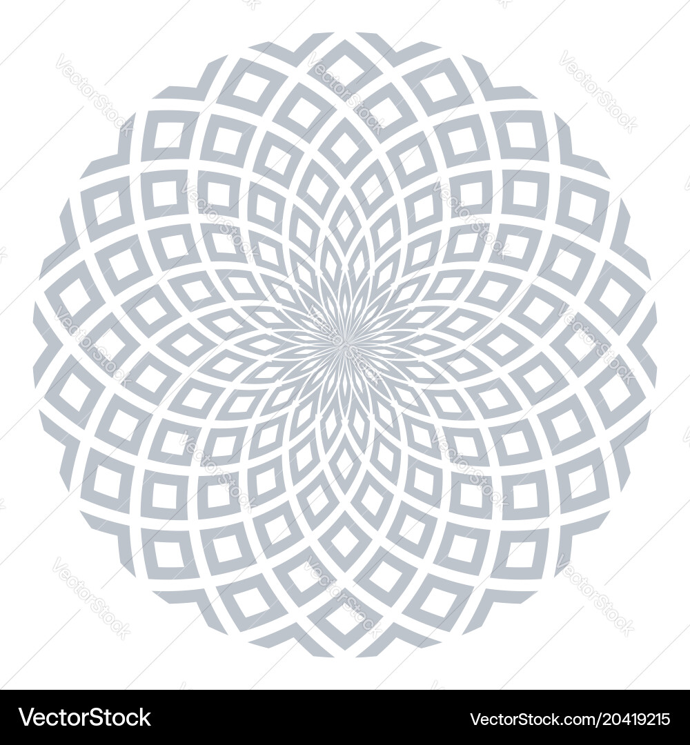 Geometric Circle Pattern Vector Image