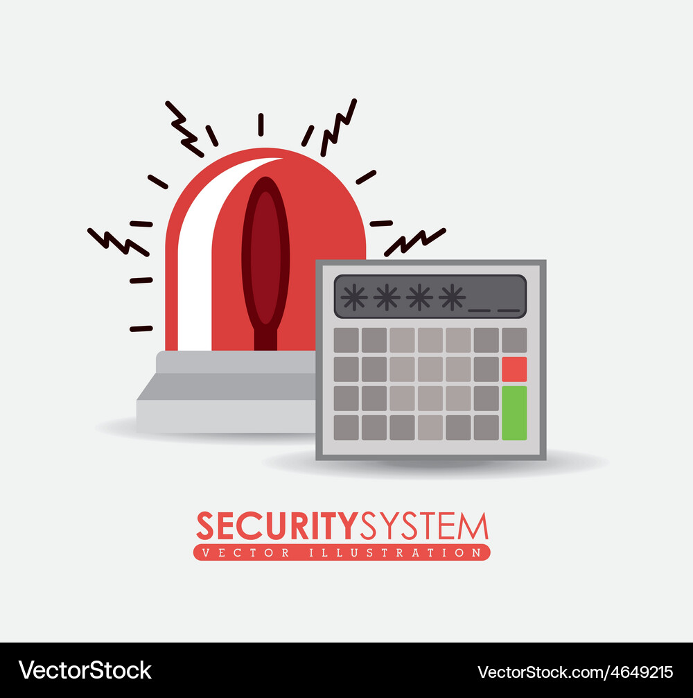 Security system design Vector Image