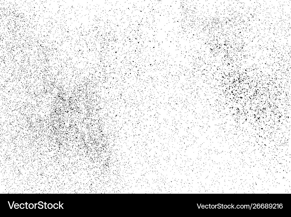 Black Grainy Texture Vector Image