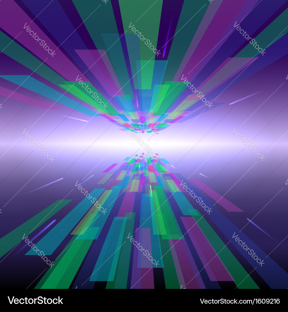 Digital Matrix Background Vector Image