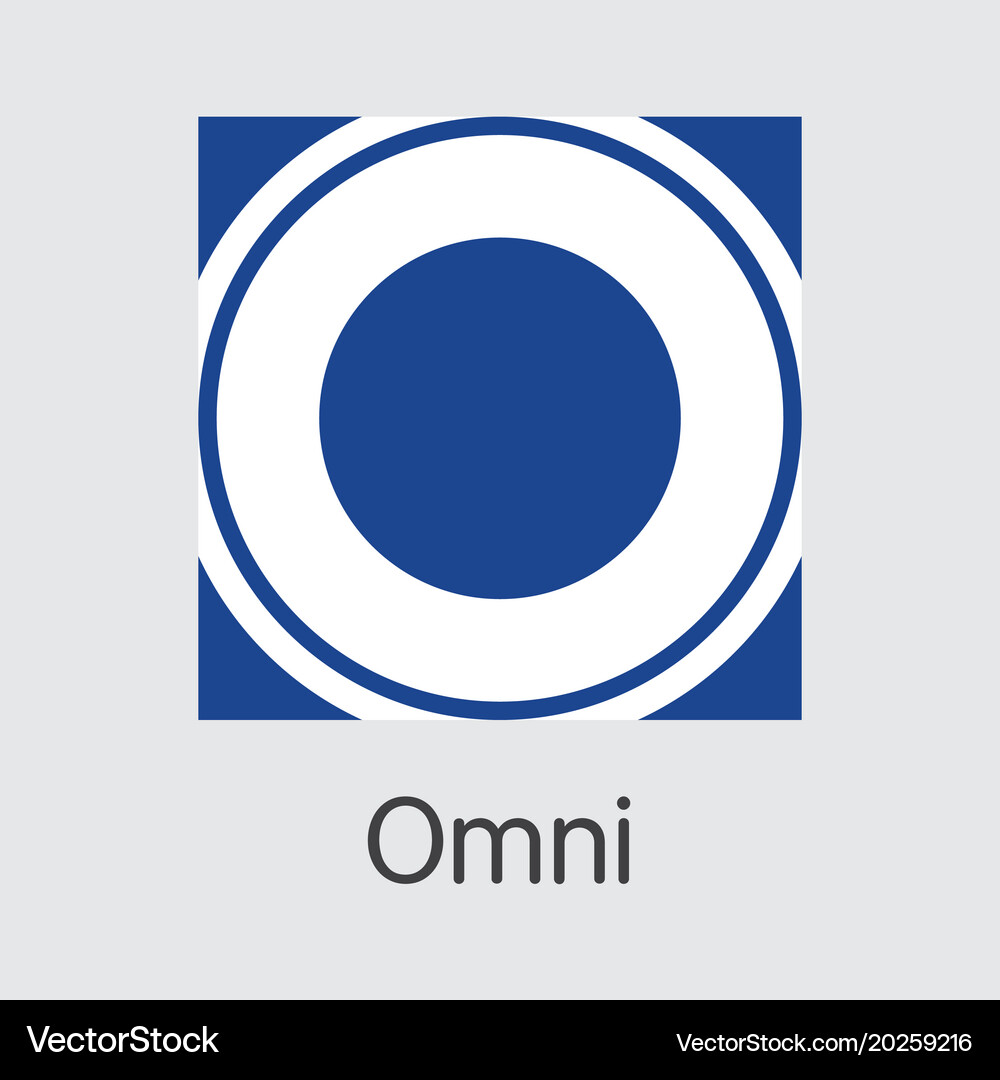 Omni Cryptocurrency Logo – Royalty-Free Vector | VectorStock