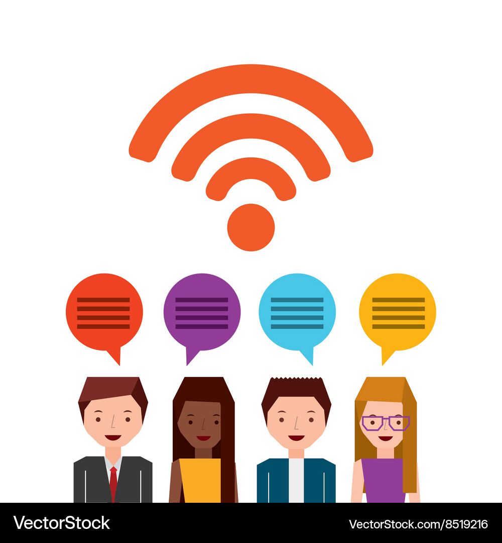 Wifi connection design Vector Image