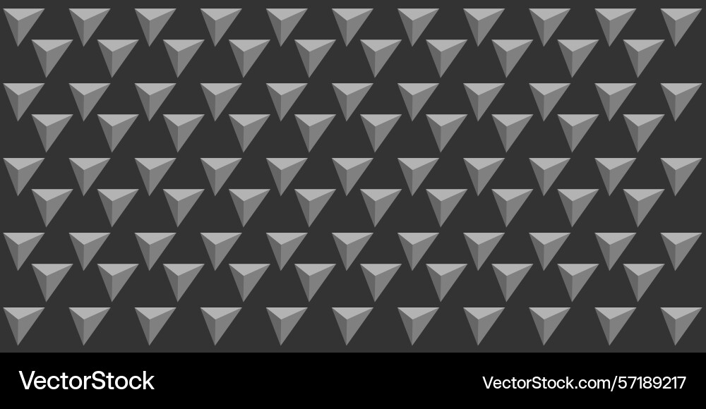 Pattern 3d triangle background with grey colors Pattern 3d triangle background with grey colors vector image