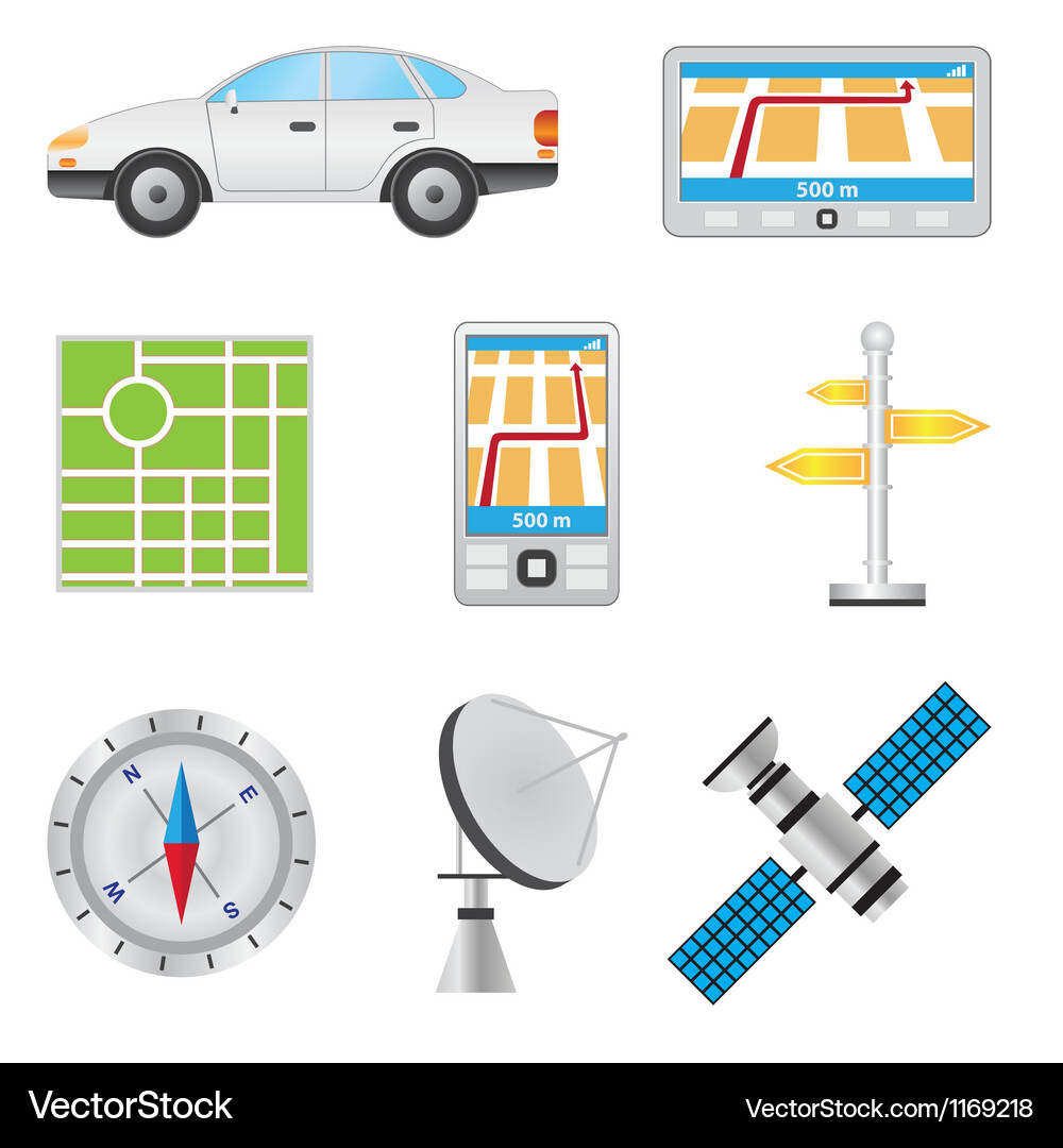 Navigation Vector Image