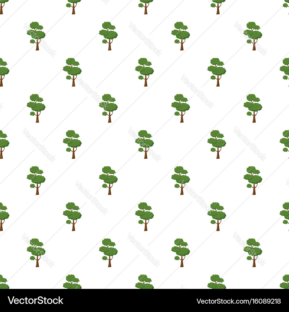 Spring tree pattern Vector Image