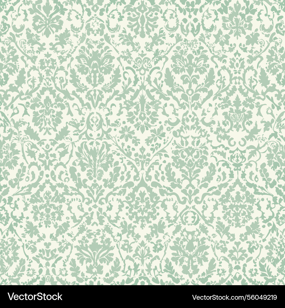 Elegant damask pattern seamless design in soft Vector Image