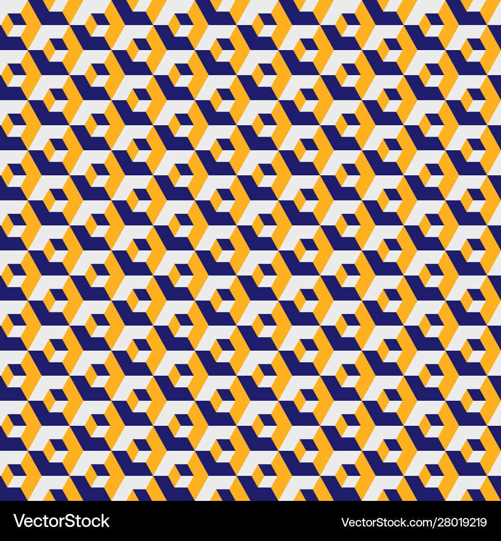 Geometric hexagonal pattern yellow color grid Geometric hexagonal pattern yellow color grid vector image