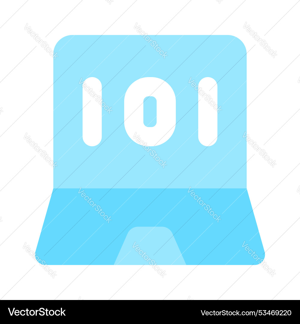 Binary coding Vector Image