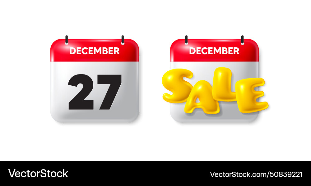 27th day of the month icon event schedule date 27th day of the month icon event schedule date vector image