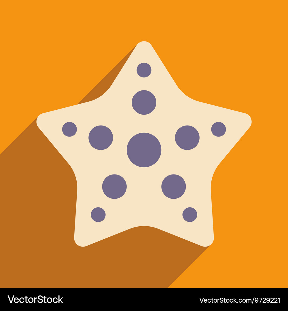 Flat with shadow icon and mobile application Vector Image