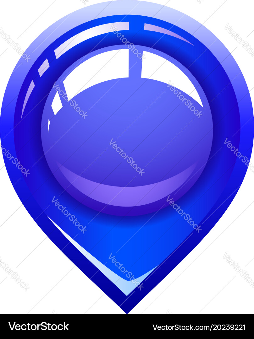 Location Pointer - Map Icon vector image