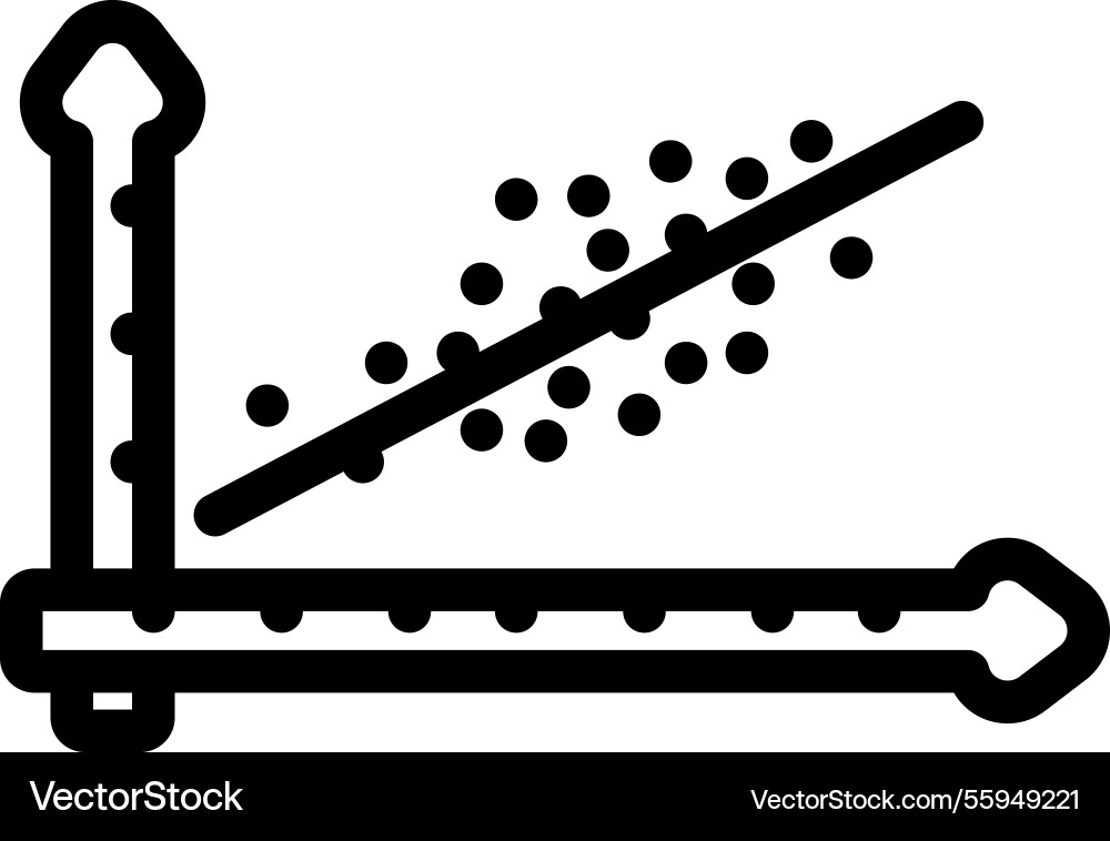 Predictive Analytics graph ai integration line Predictive Analytics graph ai integration line vektorbild