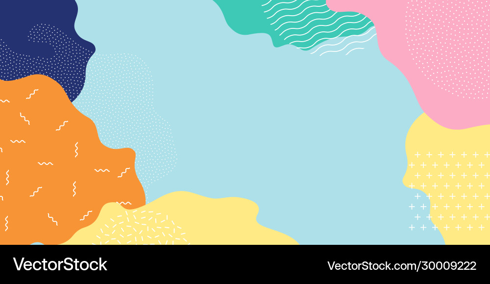 Memphis pattern background abstract color splash Memphis pattern background abstract color splash vector image