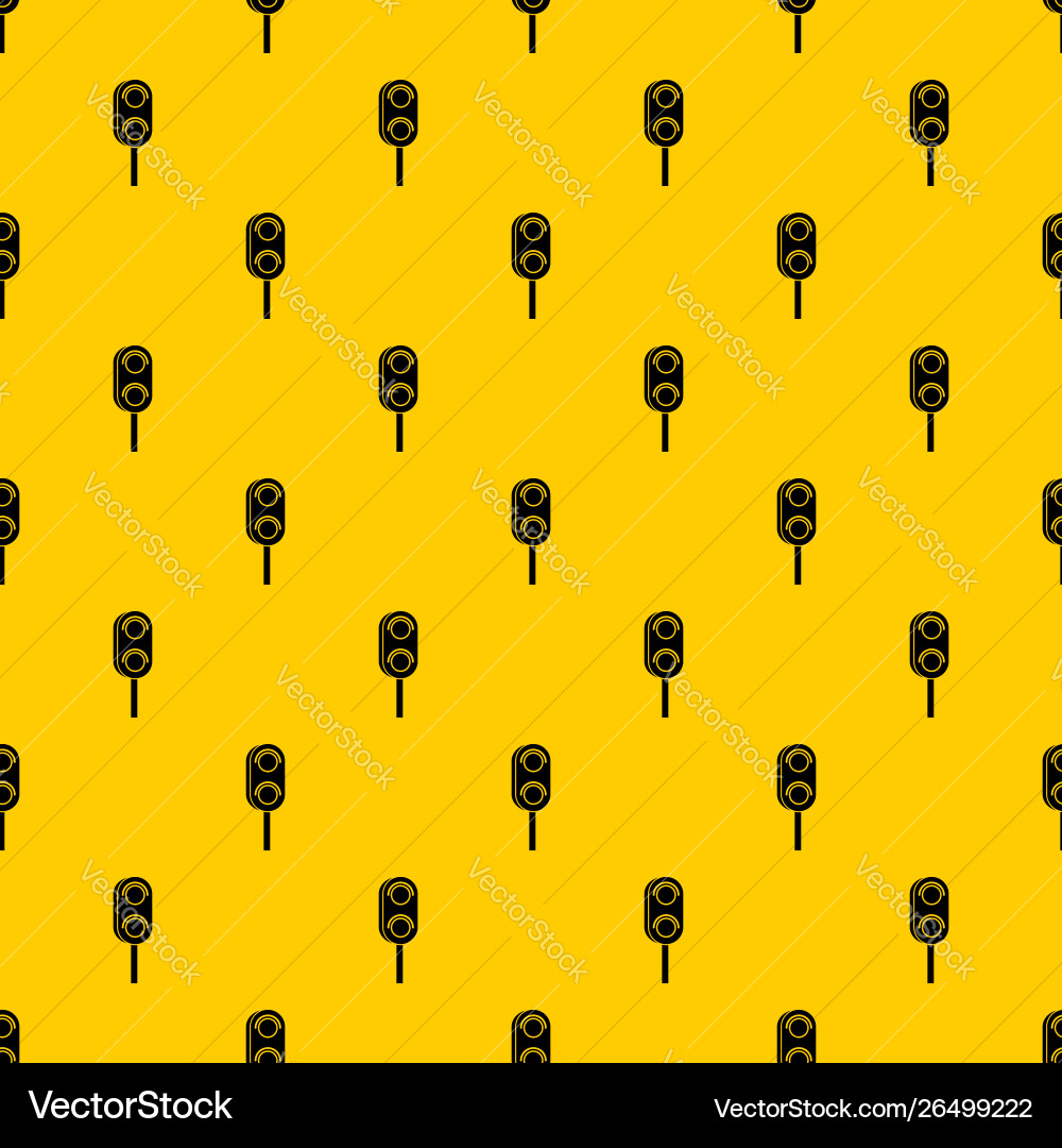 Semaphore trafficlight pattern Semaphore trafficlight pattern vector image