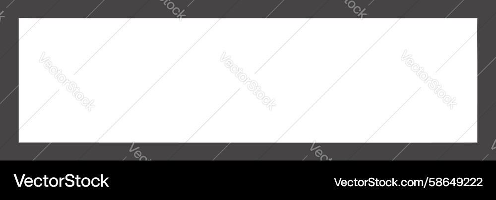 Solid rectangle outline border design generative Vector Image