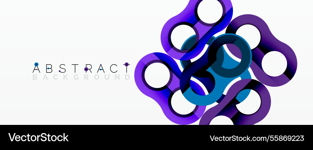 Abstract geometric pattern with interlocking Abstract geometric pattern with interlocking Vector Image