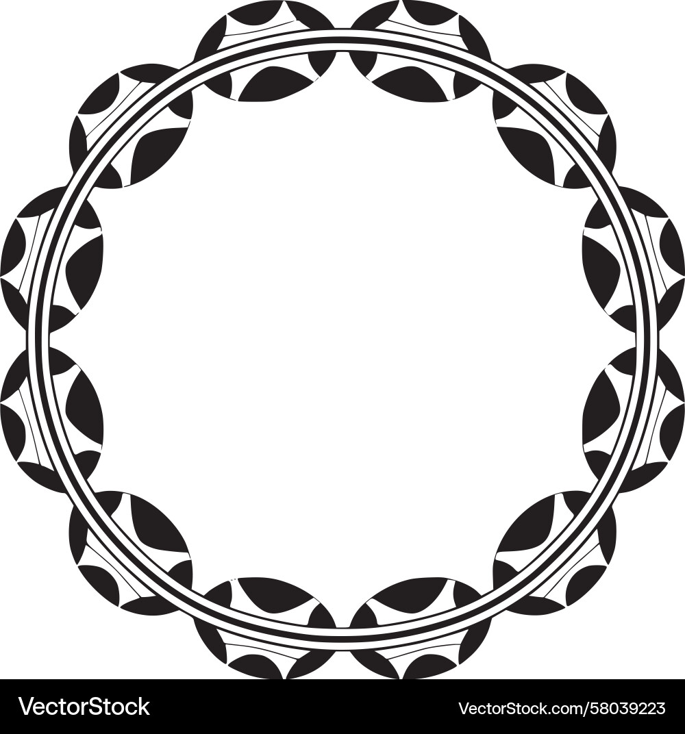 Deco Border Pattern Vector Image