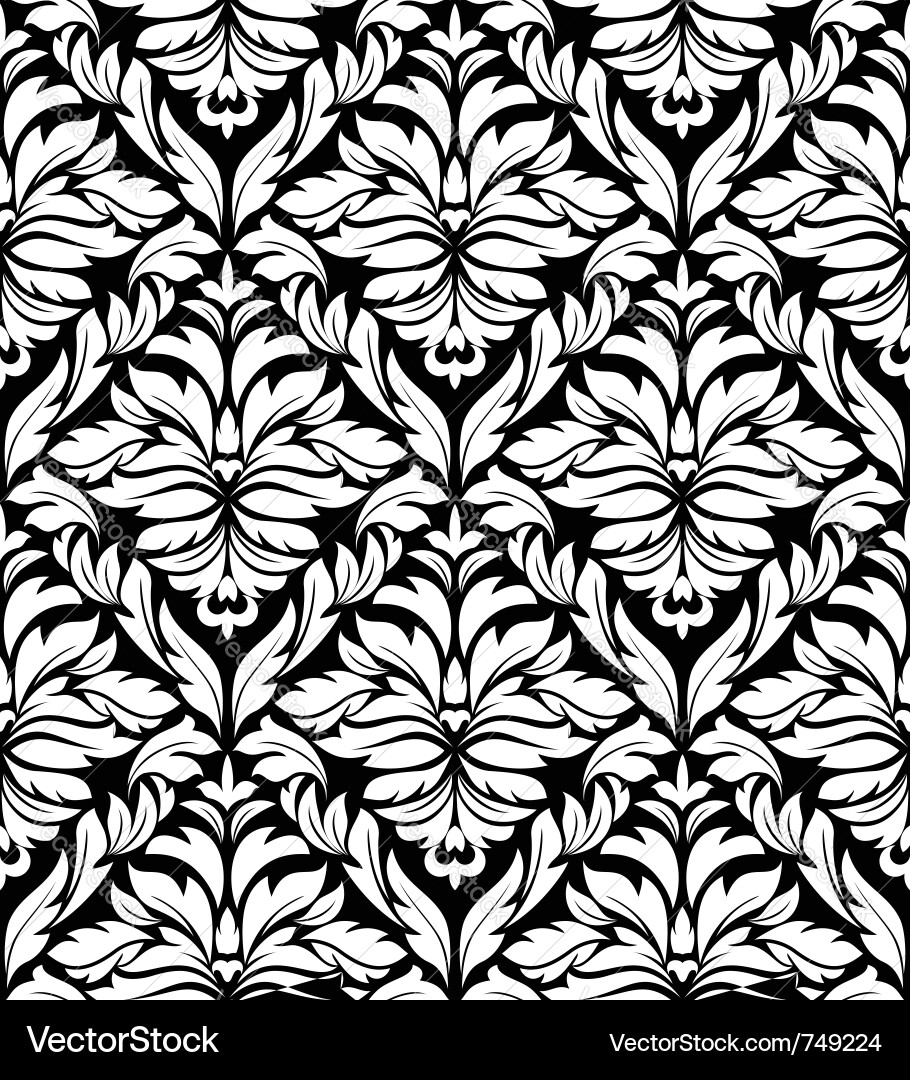 Elegant Damask Pattern vector image