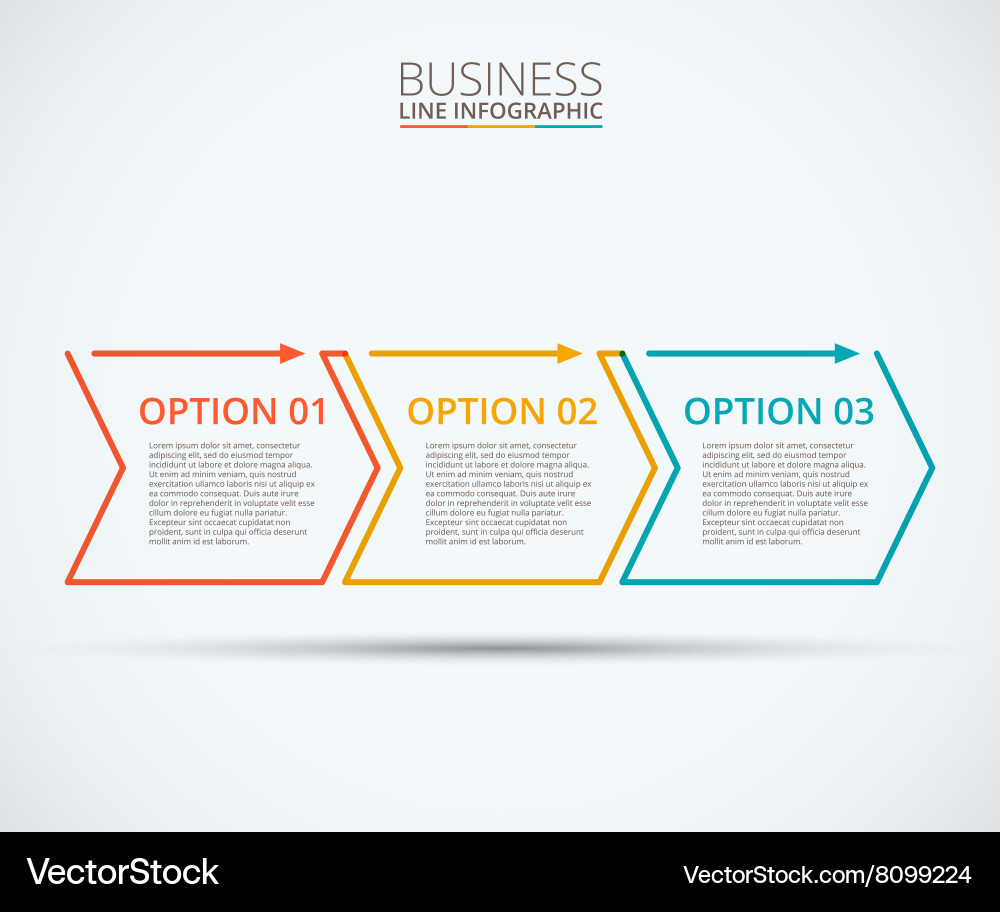 Line Elements for Diagram & Chart Vector Image