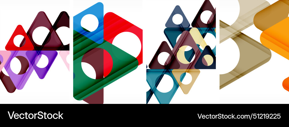 Abstract background set showcasing a dynamic Abstract background set showcasing a dynamic Vector Image