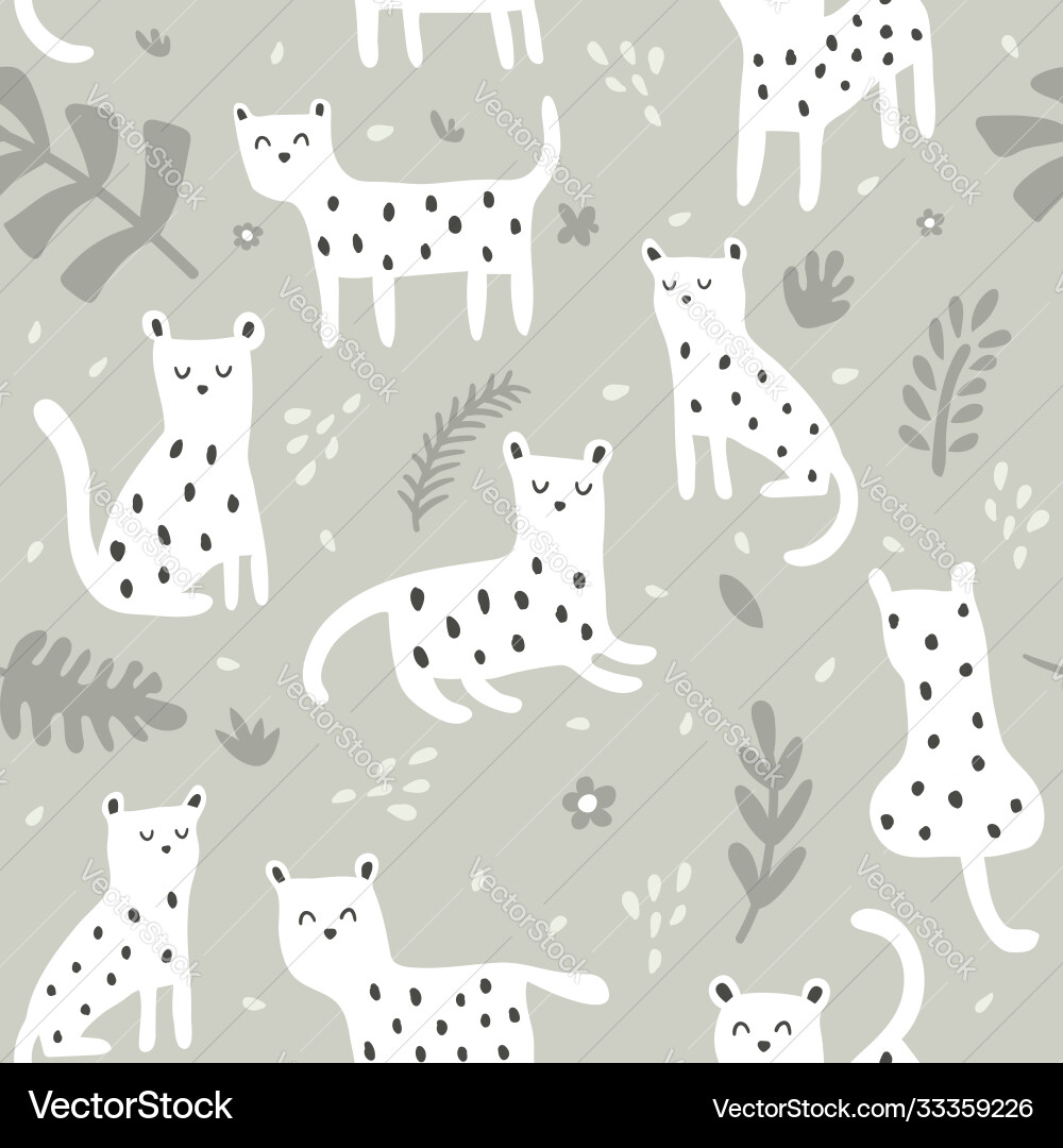 Leopard pattern Royalty Free Vector Image - VectorStock