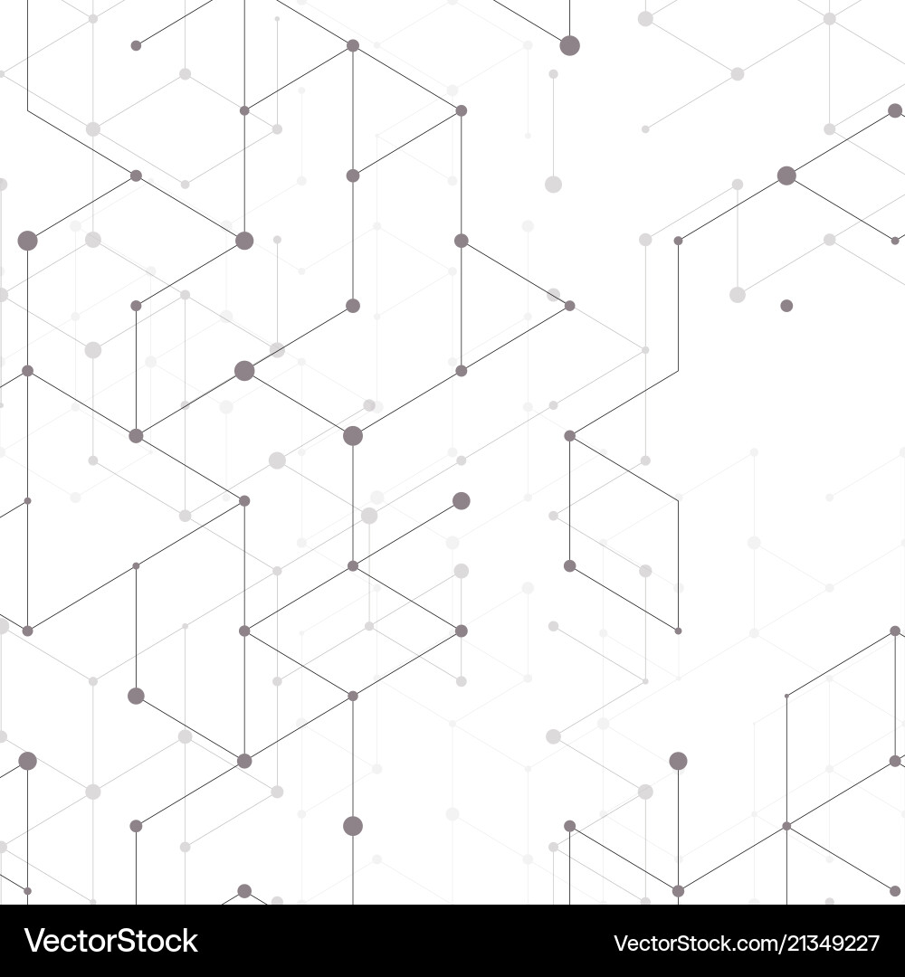 Modern line art pattern with connecting lines Modern line art pattern with connecting lines vector image