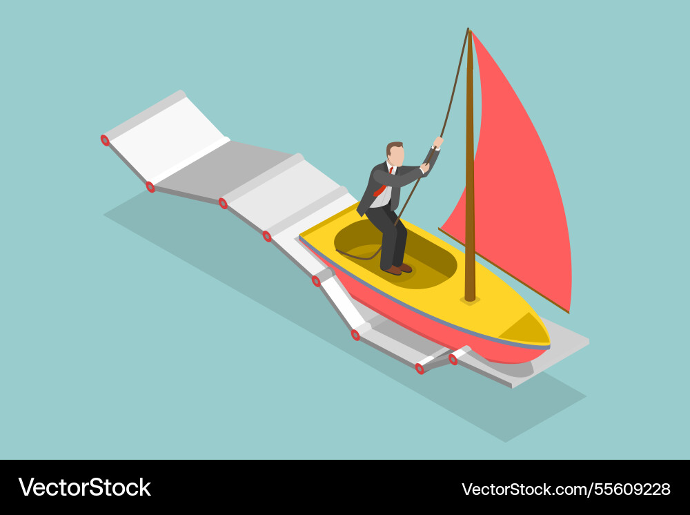 3d isometric flat Royalty Free Vector Image - VectorStock