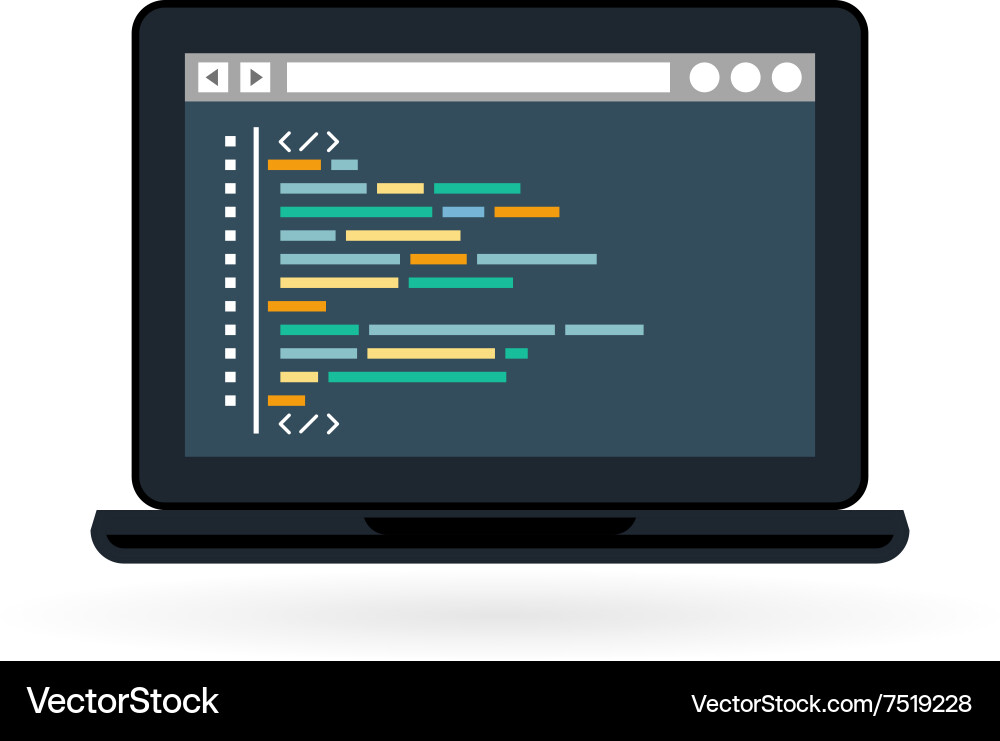 Coding & Development Icon vector image