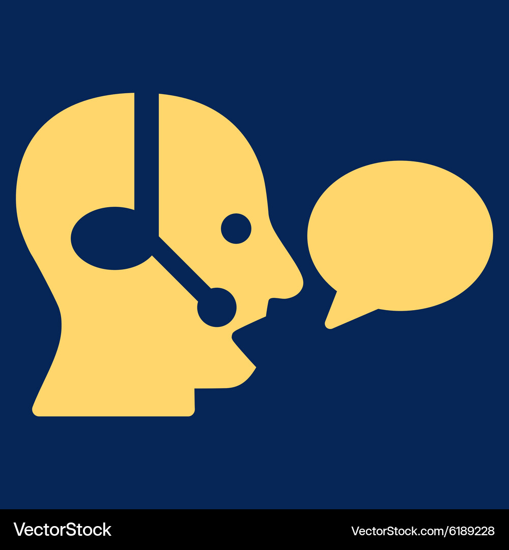 Operator message icon Vector Image
