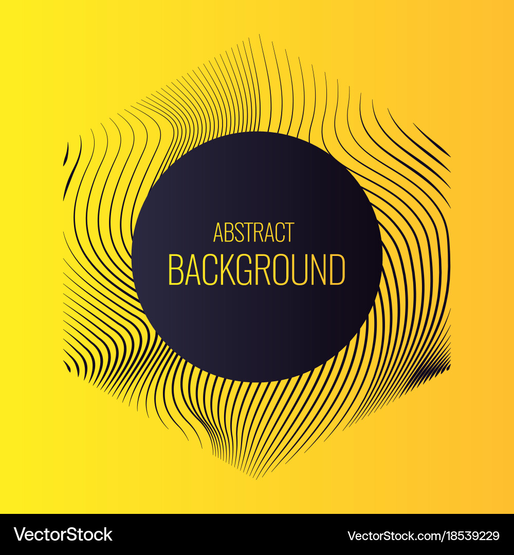 Abstract background with dynamic waves vector image