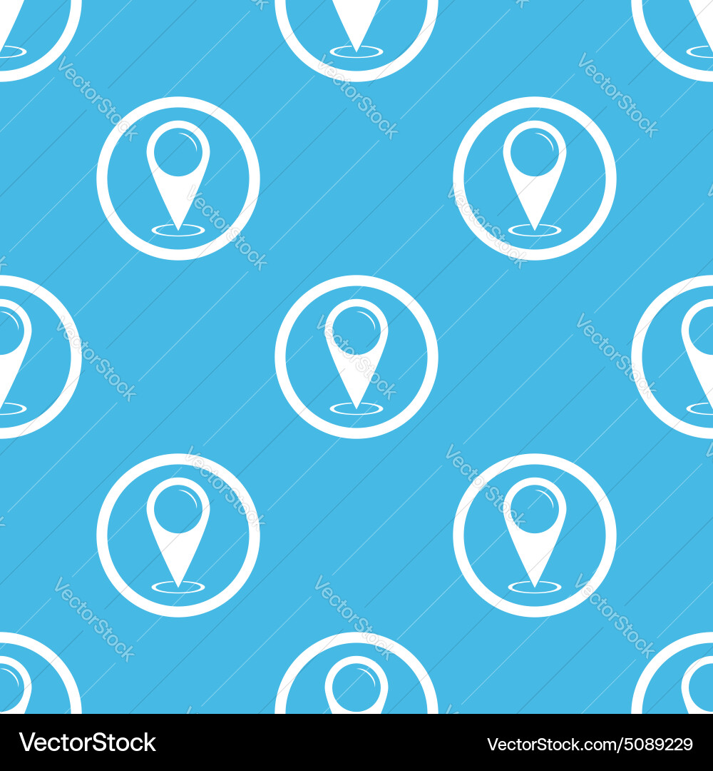 Area pointer sign blue pattern vector image