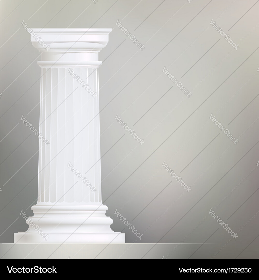 Classical Column Architecture Vector Image
