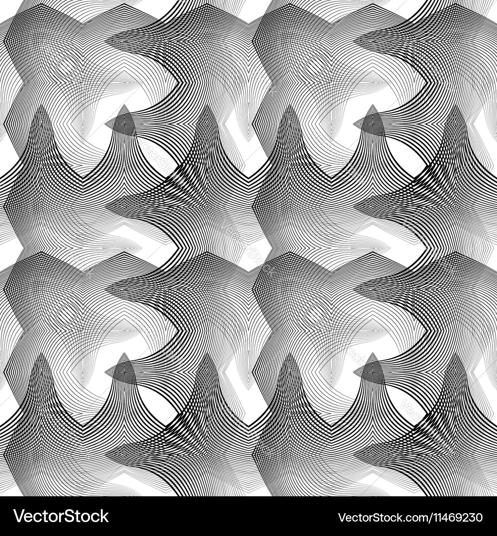 Design seamless monochrome grid pattern Vector Image