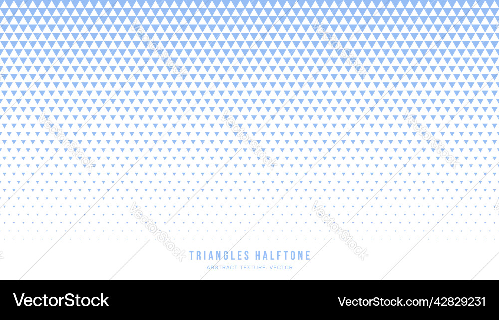 Triangle halftone geometric pattern border white Triangle halftone geometric pattern border white vector image